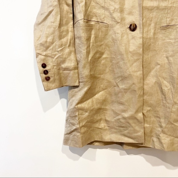 NWT Lafayette 148 New York Linen Oversized Blazer - Picture 6 of 14